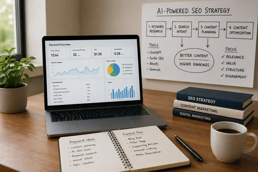 How to Use AI for Keyword Research and Content Planning