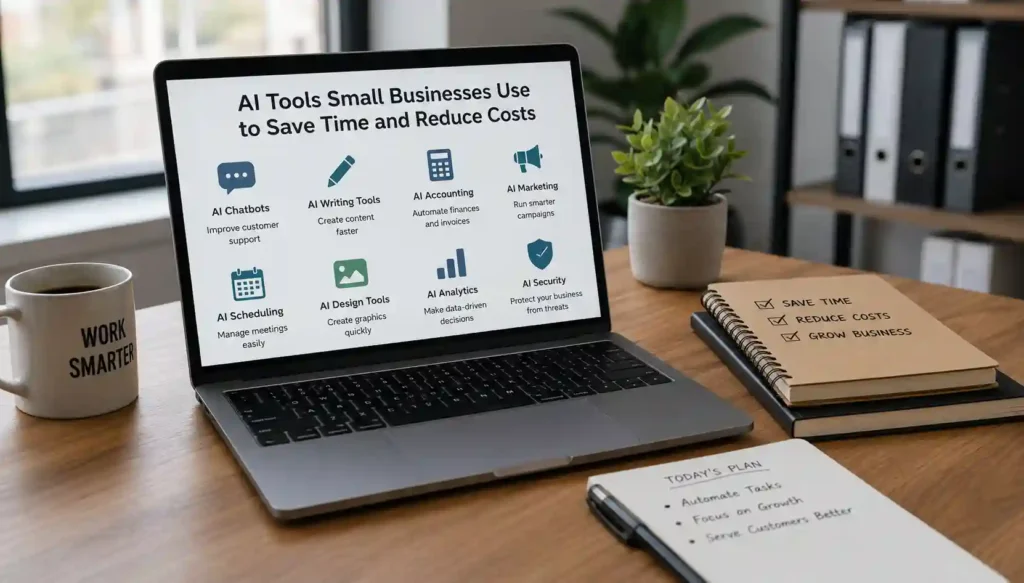 AI Tools Small Businesses Use to Save Time and Reduce Costs