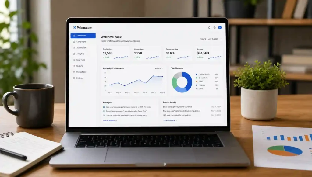 Prizmatem: Smart AI Platform for Digital Growth Guide Online