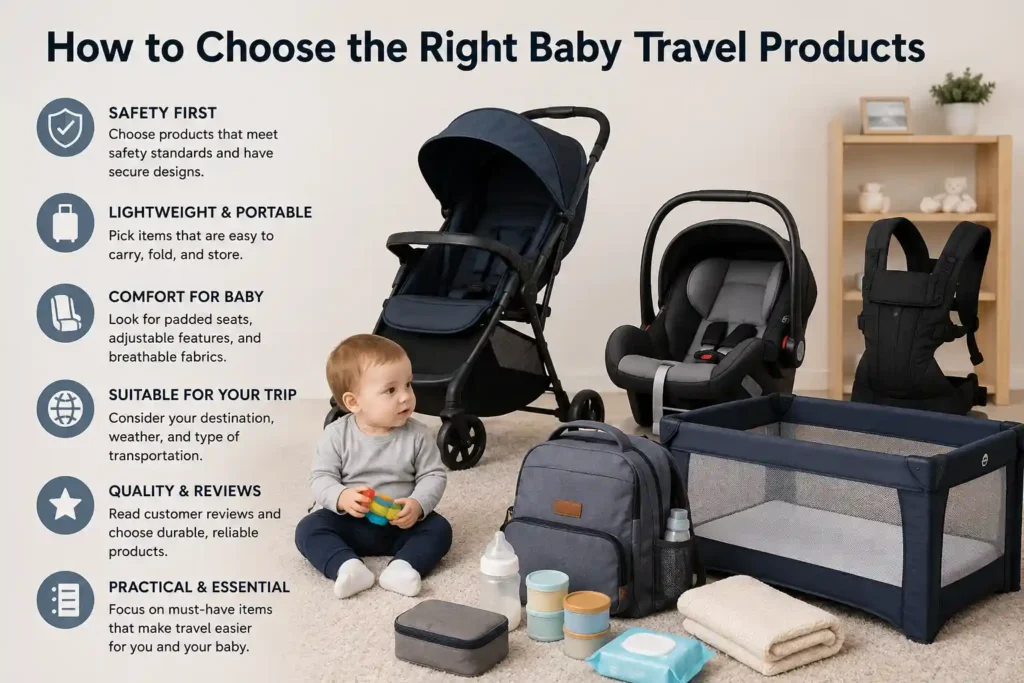 How to Choose the Right Baby Travel Products