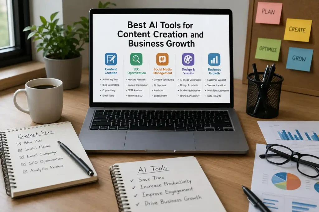 Best AI Tools for Content Creation and Business Growth