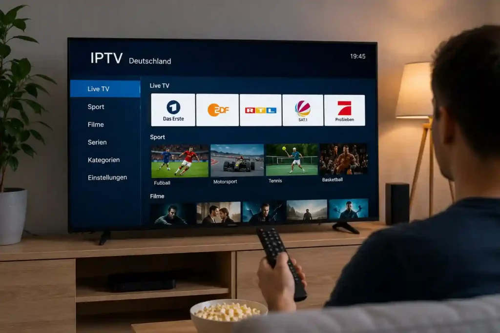 IPTV Deutschland: Live-TV, Sport und Streaming über das Internet